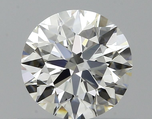 0.5 carat H-VVS2 Excellent cut Natūralus Round Deimantas (1)