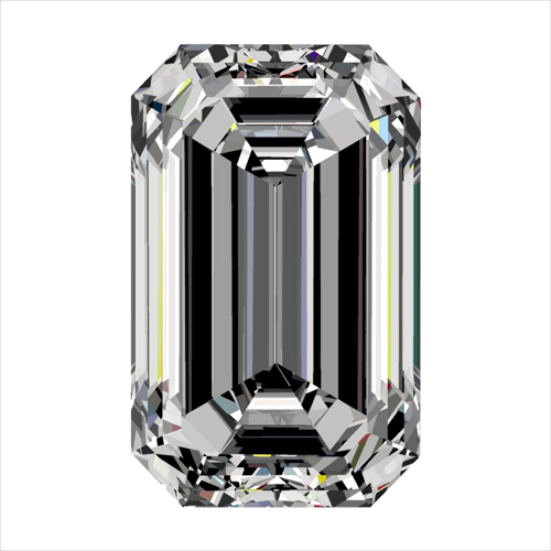 0.35 carat E-VVS1 Natūralus Emerald Deimantas (1)