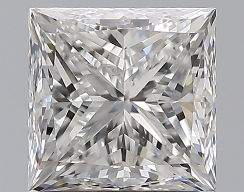1.7 carat F-VS2 Natūralus Princess Deimantas (1)