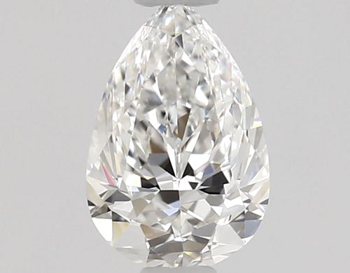 0.51 carat E-VVS2 Natūralus Pear Deimantas (1)