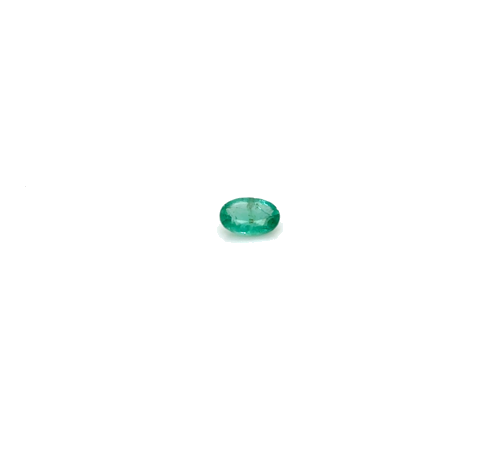 0.38 carat GREEN Oval Smaragdas (1)