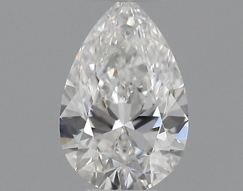 0.23 carat E-VVS1 Natūralus Pear Deimantas (1)