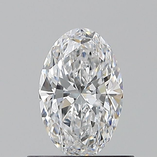 0.6 carat D-VVS2 Natūralus Oval Deimantas (1)