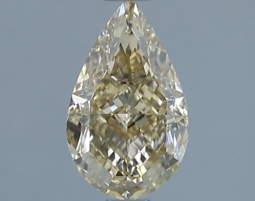 1.34 carat Fancy Light Brown-VVS2 Natūralus Pear Deimantas (1)