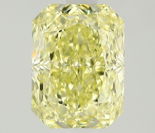 1.31 carat Fancy Yellow-VVS1 Natūralus Radiant Deimantas (1)