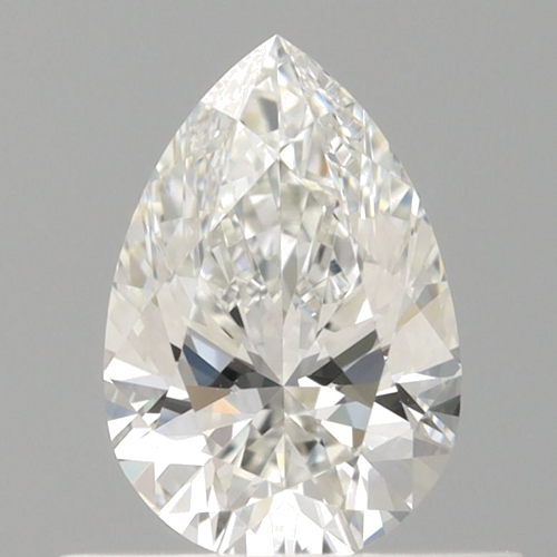 0.51 carat H-VVS1 Natūralus Pear Deimantas (1)