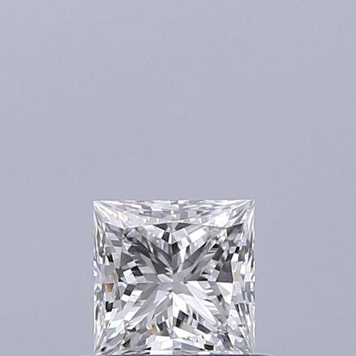 0.46 carat E-VVS1 Natūralus Princess Deimantas (1)