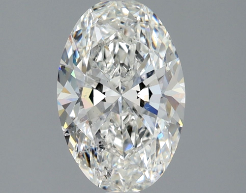 1.51 carat G-SI2 Natūralus Oval Deimantas (1)