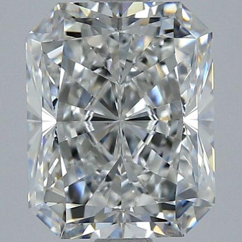 3.0 carat F-SI1 Natūralus Radiant Deimantas (1)