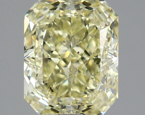 3.03 carat Fancy Yellow-SI1 Natūralus Radiant Deimantas (1)