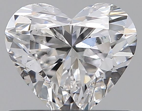 0.46 carat D-SI1 Natūralus Heart Deimantas (1)