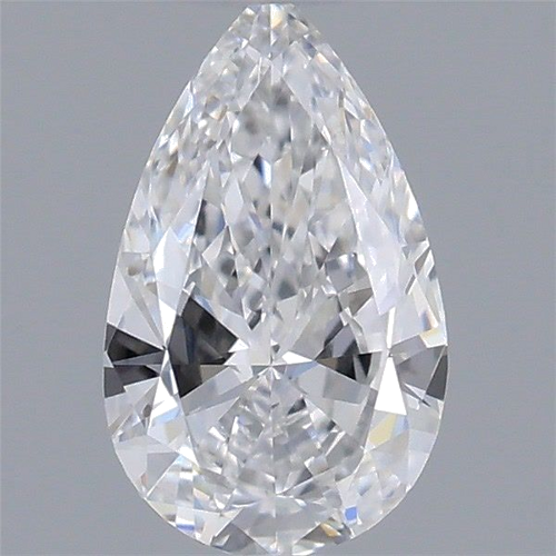 0.3 carat D-VS1 Natūralus Pear Deimantas (1)