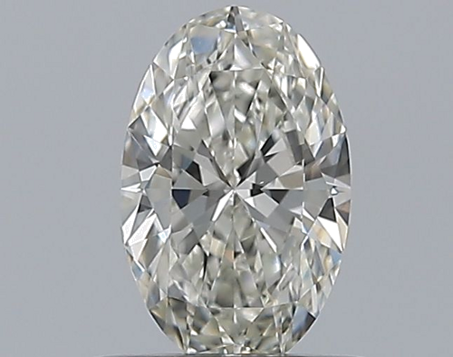 0.55 carat I-VVS2 Natūralus Oval Deimantas (1)