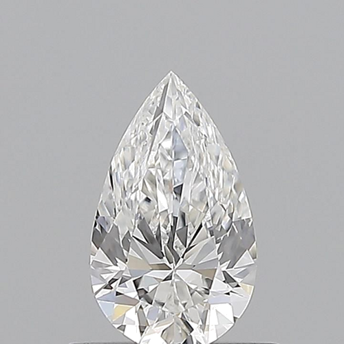 0.63 carat E-VVS1 Natūralus Pear Deimantas (1)
