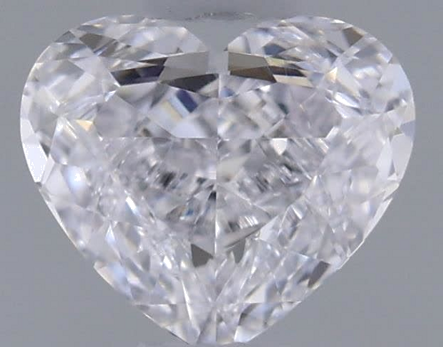 0.5 carat E-VVS2 Natūralus Heart Deimantas (1)