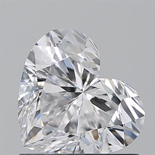 0.96 carat D-VVS1 Natūralus Heart Deimantas (1)