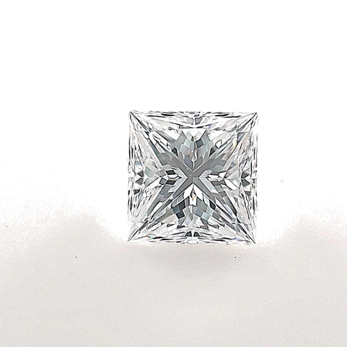 1.02 carat D-VS1 Natūralus Princess Deimantas (1)