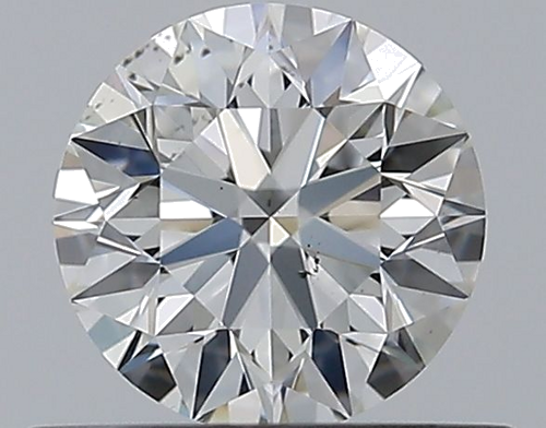 0.53 carat G-SI1 Excellent cut Natūralus Round Deimantas (1)