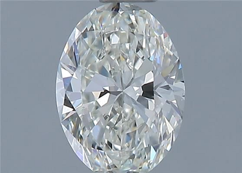 0.51 carat I-VVS2 Natūralus Oval Deimantas (1)
