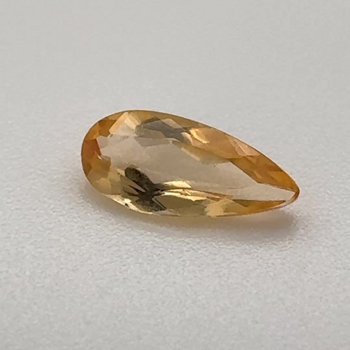 0.6 carat YELLOW Pear Topaz (1)