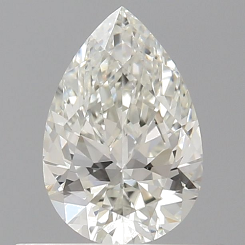 0.5 carat I-VS2 Natūralus Pear Deimantas (1)