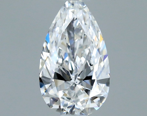 0.3 carat D-VVS2 Natūralus Pear Deimantas (1)