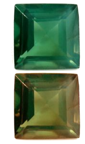 0.31 carat GREEN Square Alexandrite (1)