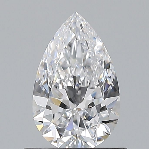 0.7 carat D-VS2 Natūralus Pear Deimantas (1)