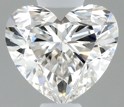 0.52 carat H-VVS2 Natūralus Heart Deimantas (1)