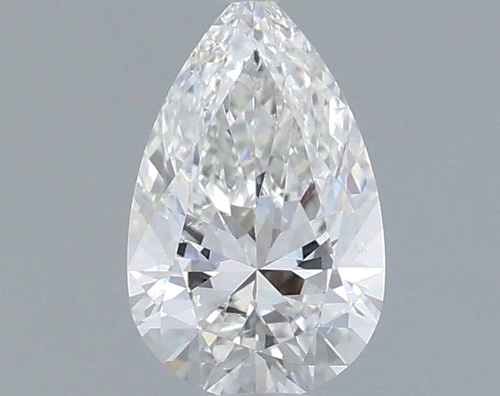 0.5 carat F-SI1 Natūralus Pear Deimantas (1)