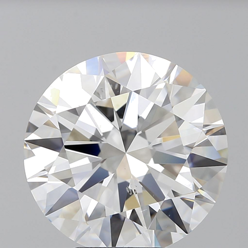 5.02 carat F-SI1 Excellent cut Natūralus Round Deimantas (1)