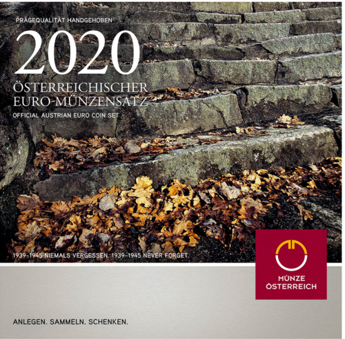 2020 Австрия BU Комплект Евро монети (1)