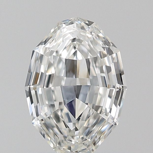 0.6 carat G-VVS2 Natūralus Oval Deimantas (1)