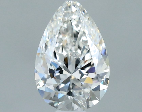 0.5 carat G-VVS1 Natūralus Pear Deimantas (1)