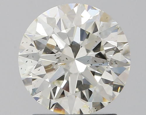 1.74 carat K-SI2 Excellent cut Natūralus Round Deimantas (1)