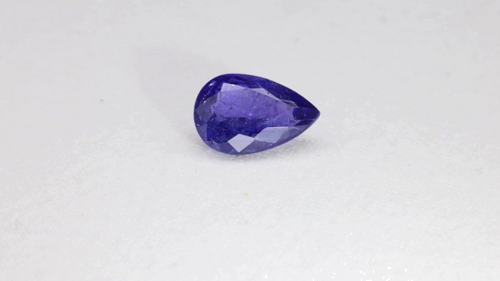 4.87 carat VIOLET Pear Tanzanite (1)