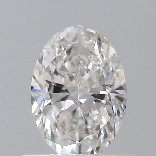 0.5 carat F-SI2 Natūralus Oval Deimantas (1)