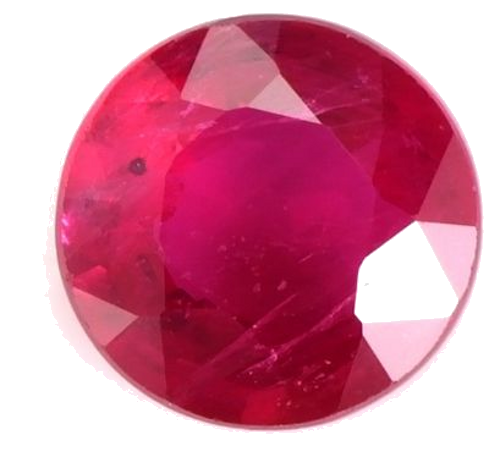 0.44 carat RED Round Rubinas (1)