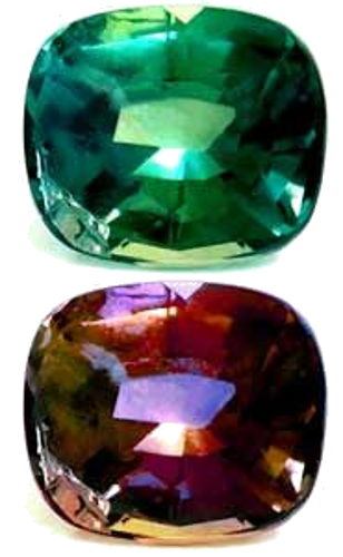 0.11 carat GREEN Cushion Alexandrite (1)