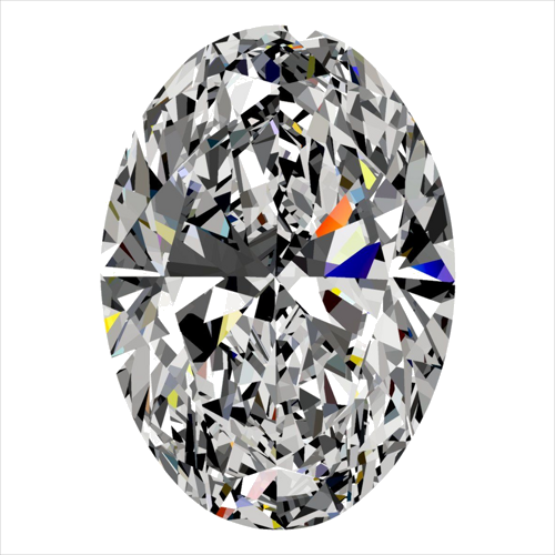 0.3 carat I-VVS1 Natūralus Oval Deimantas (1)