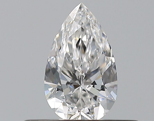 0.31 carat E-VVS2 Natūralus Pear Deimantas (1)