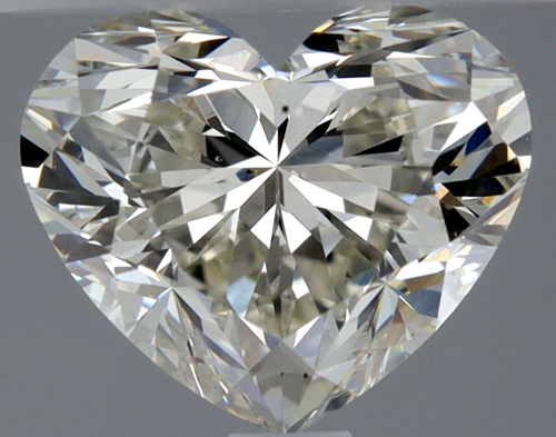 1.54 carat K-VS2 Natūralus Heart Deimantas (1)