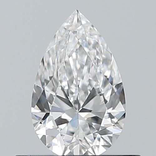 0.5 carat D-VVS1 Natūralus Pear Deimantas (1)