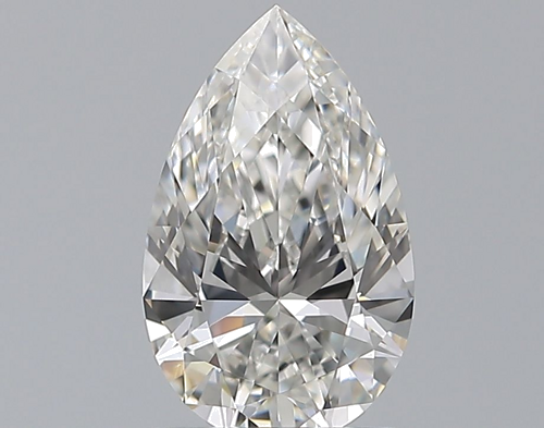 0.8 carat G-VVS2 Natūralus Pear Deimantas (1)