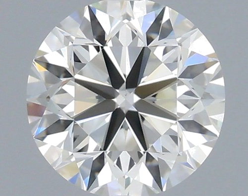0.5 carat J-VVS2 Very Good cut Natūralus Round Deimantas (1)
