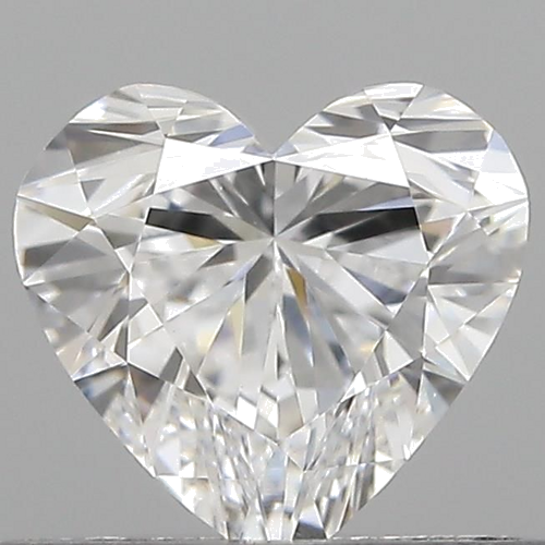 0.51 carat D-VVS2 Natūralus Heart Deimantas (1)