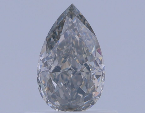 0.53 carat Fancy  Gray-VS2 Natūralus Pear Deimantas (1)