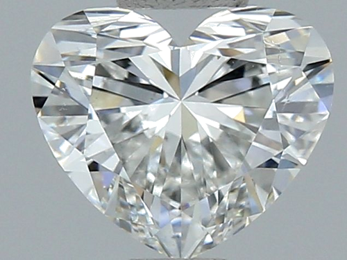 0.91 carat F-SI1 Natūralus Heart Deimantas (1)