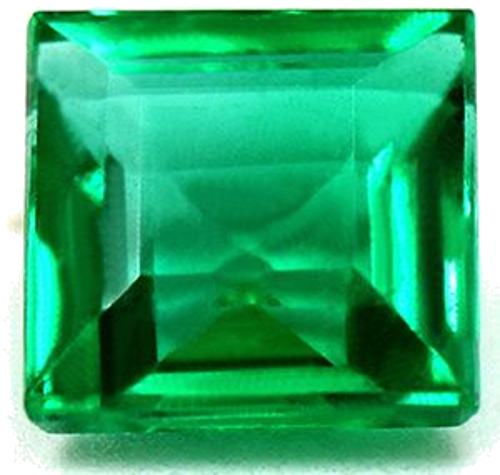 0.83 carat GREEN Square Smaragdas (1)