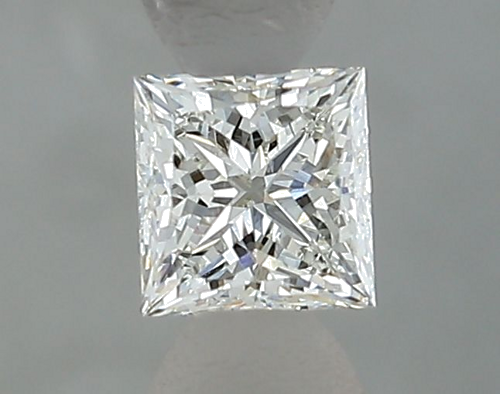 0.51 carat H-VS2 Natūralus Princess Deimantas (1)